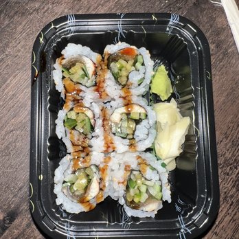 PaPa Sushi - Eel Cucumber Maki W. Eel Sauce - Japanese Near Me - Somerville, Massachusetts