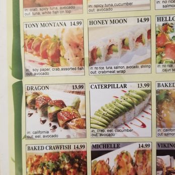 Sato Sushi - Image is dragon roll (notice not charcoal black eel) - Japanese Near Me - Upland, California