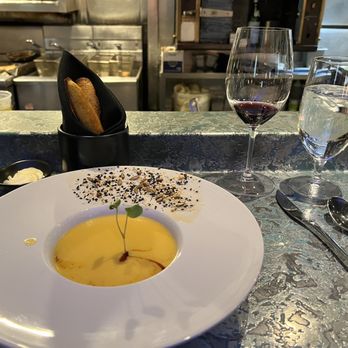 Coyote Cafe - Winter squash soup - New American Near Me - Santa Fe, New Mexico