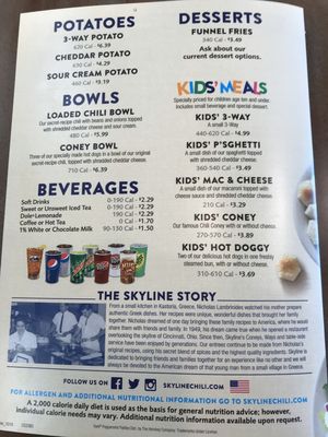 Menu photo 3 Skyline Chili Ontario, OH Menu photo 3 Skyline Chili Ontario, OH