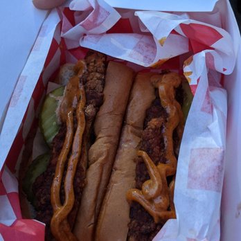 Blazin Js - two hot dogs in a basket - Food Trucks Near Me - Lancaster, Pennsylvania