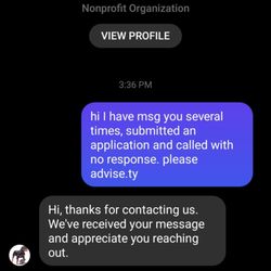 Hope For Animals - Conversation with agency. There's a reason they don't have a Google page because they don't want reviews