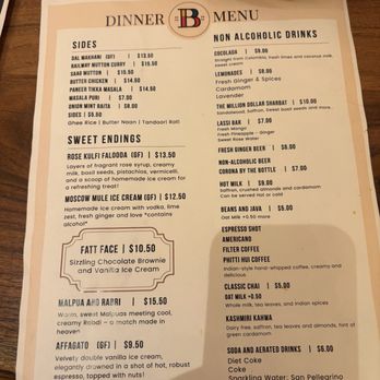 Bindaas - Menu - Indian Near Me - Renton, Washington Bindaas - Menu - Indian Near Me - Renton, Washington