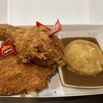 Jollibee - Two piece spicy with mashed potatoes - Fast Food Near Me - Anaheim, California