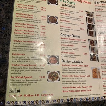 Kabul Express - Chef's special and a La cart menu - Halal Near Me - Toronto, Ontario