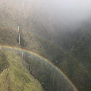 Blue Hawaiian Helicopters - Double rainbow deep in the mountains of East Maui. - Aerial Tours Near Me - Kahului, Hawaii Blue Hawaiian Helicopters - Double rainbow deep in the mountains of East Maui. - Aerial Tours Near Me - Kahului, Hawaii