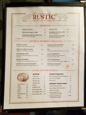 Menu photo 8 Rustic, Francis's Favorites Geyserville, CA Menu photo 8 Rustic, Francis's Favorites Geyserville, CA