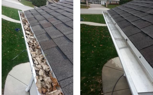 Slide of Ares Roof & Gutter Cleaning