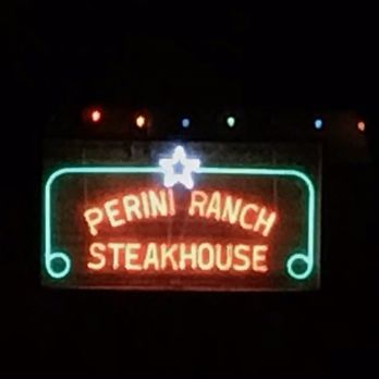 Perini Ranch Steakhouse - Neon sign outside the entrance - Steakhouses Near Me - Buffalo Gap, Texas Perini Ranch Steakhouse - Neon sign outside the entrance - Steakhouses Near Me - Buffalo Gap, Texas