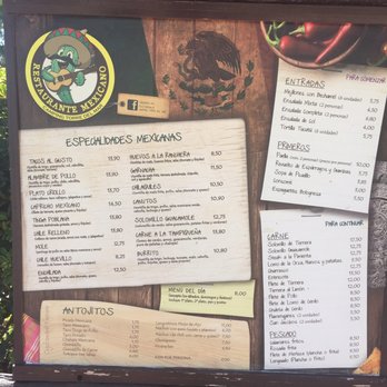 El Camping - Menu - Mexican Near Me - Torre del Mar, Massachusetts