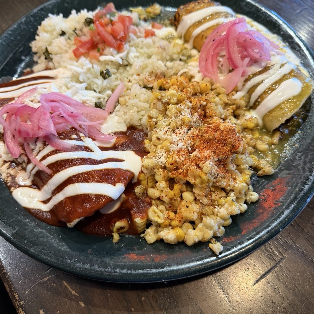 Crab and steak enchiladas Crab and steak enchiladas
