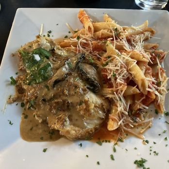 Ortygia Restaurant - Chicken Marsala with pasta side - Mediterranean Near Me - Bradenton, Florida Ortygia Restaurant - Chicken Marsala with pasta side - Mediterranean Near Me - Bradenton, Florida