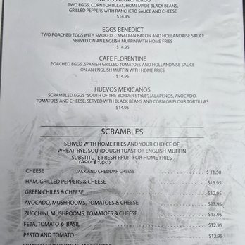 Bella’s Cafe - Menu + Current Prices 2/5 (August 2025) - Cafes Near Me - Boulder Creek, California
