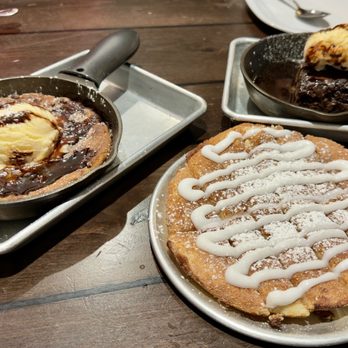 Crust Pizza - Three delicious desserts - Pizza Near Me - Cibolo, Texas