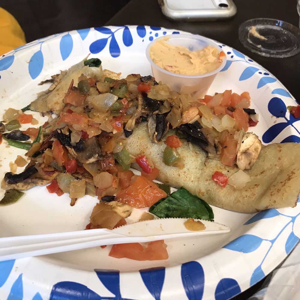 7th Ave Cafe - Vegetable crepe. - Coffee & Tea Near Me - Myrtle Beach, South Carolina