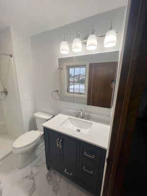 Bathroom Remodel - Balza Construction & Remodeling delivers complete bathroom remodels, handling everything from demolition and plumbing to tile, flooring, lighting, vanities, and fixtures. We focus on quality craftsmanship and seamless finishes, transforming outdated bathrooms into comfortable, beautiful, and functional spaces—without building custom cabinets from scratch. Trust us to manage your remodel from start to finish with care and precision. Bathroom Remodel - Balza Construction & Remodeling delivers complete bathroom remodels, handling everything from demolition and plumbing to tile, flooring, lighting, vanities, and fixtures. We focus on quality craftsmanship and seamless finishes, transforming outdated bathrooms into comfortable, beautiful, and functional spaces—without building custom cabinets from scratch. Trust us to manage your remodel from start to finish with care and precision.