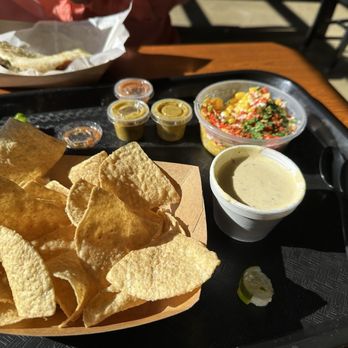Leroy's Tex Mex BBQ - Chips and queso. Also had corn elote dish that was tasty. - Breakfast & Brunch Near Me - Fredericksburg, Texas Leroy's Tex Mex BBQ - Chips and queso. Also had corn elote dish that was tasty. - Breakfast & Brunch Near Me - Fredericksburg, Texas