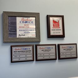 Rohde’s Family Diner - Award winning