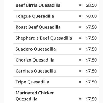 Taqueria Isabel - Menu - Food Trucks Near Me - Richmond, Virginia Taqueria Isabel - Menu - Food Trucks Near Me - Richmond, Virginia