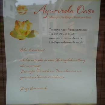 ayurvedische oase - Beauty & Spas Near Me - Bonn, NW ayurvedische oase - Beauty & Spas Near Me - Bonn, NW