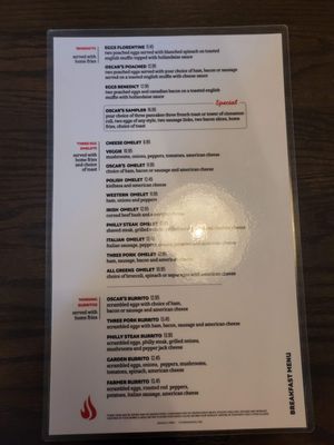 Menu photo 7 Oscar's All American Grill South Windsor, CT
