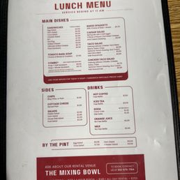 Lunch menu 6/6/26 Lunch menu 6/6/26