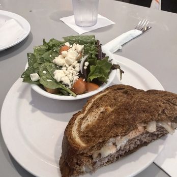 MoKaBe's Coffee House - 1/2 Lou melt and 1/2 a Greek salad - Coffee & Tea Near Me - Saint Louis, Missouri MoKaBe's Coffee House - 1/2 Lou melt and 1/2 a Greek salad - Coffee & Tea Near Me - Saint Louis, Missouri