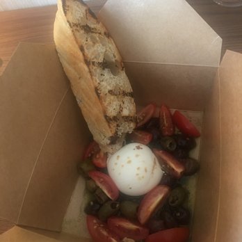 Urban Kitchen - Burrata  and heirloom tomatoe salad with bread...awesome !  Absolutely divine! - New American Near Me - Bozeman, Montana
