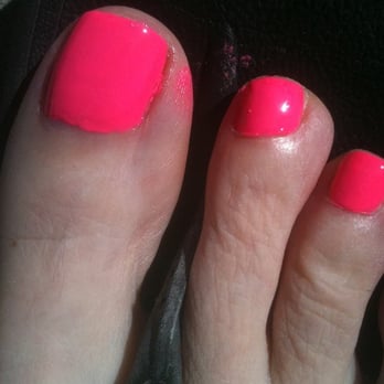 Exotic Nails - Polish on right side of big toe and on shoe - Nail Salons Near Me - Perris, California Exotic Nails - Polish on right side of big toe and on shoe - Nail Salons Near Me - Perris, California