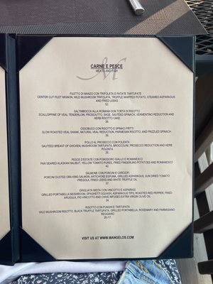 Menu photo 1 Michaelangelo's Cleveland, OH