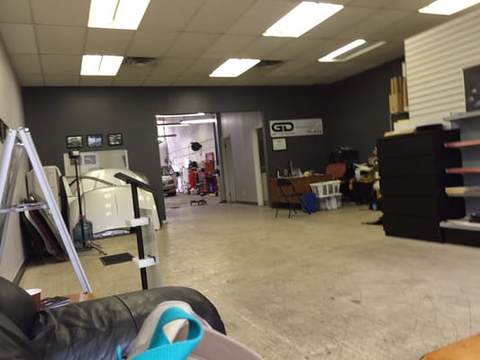 Photo of Ceramic Pro Markham - Markham, ON, CA. The customer area of Auto Dent, which houses Get Detailed.