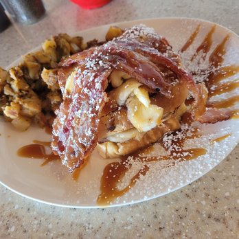 The Red Cabin - The Prestly French toast - Breakfast & Brunch Near Me - South Windsor, Connecticut The Red Cabin - The Prestly French toast - Breakfast & Brunch Near Me - South Windsor, Connecticut