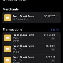 Praco Gun and Pawn - How much I've spent as a 22 year old customer