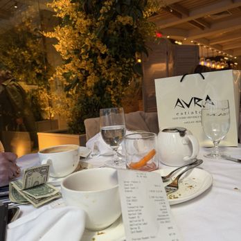 Avra Madison - Our table at Avra restaurant , - Greek Near Me - New York, New York