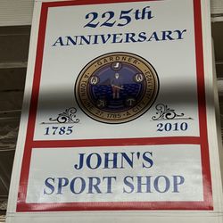 John's Sports Shop - Sign in shop