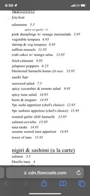 Menu photo 1 Piranha Killer Sushi Arlington, TX Menu photo 1 Piranha Killer Sushi Arlington, TX