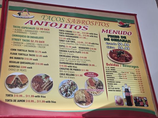 Menu photo 3 Tacos Sabrositos The Colony, TX Menu photo 3 Tacos Sabrositos The Colony, TX