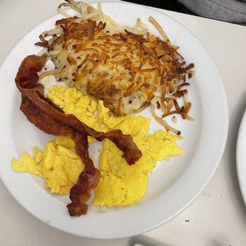 Jack's Whittier Restaurant - hash brown, eggs, and bacon - Breakfast & Brunch Near Me - Whittier, California Jack's Whittier Restaurant - hash brown, eggs, and bacon - Breakfast & Brunch Near Me - Whittier, California