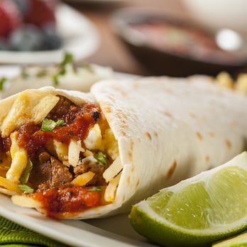 Rio's Burger - a burrito on a plate - Burgers Near Me - Palmdale, California