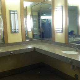 Not the best picture, but if you knew how the restrooms looked before, this is a major upgrade! Not the best picture, but if you knew how the restrooms looked before, this is a major upgrade!