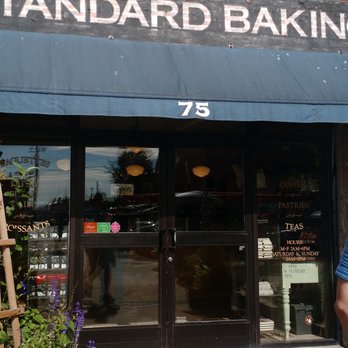 Standard Baking - The front of the bakery, set back a bit from the busy road. - Bakeries Near Me - Portland, Maine