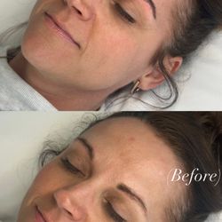 Lucent Skincare Santa Barbara - The wonders a brow lamination wax and tint can do !