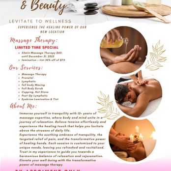 Levitate Massage & Beauty - Massage Therapy Near Me - Long Beach, California Levitate Massage & Beauty - Massage Therapy Near Me - Long Beach, California