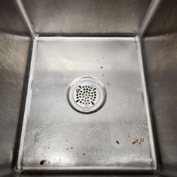 Gordon Food Service Marketplace - Raw chicken sink is caked w breading, feathers and chicken guts. Sink is never washed.
