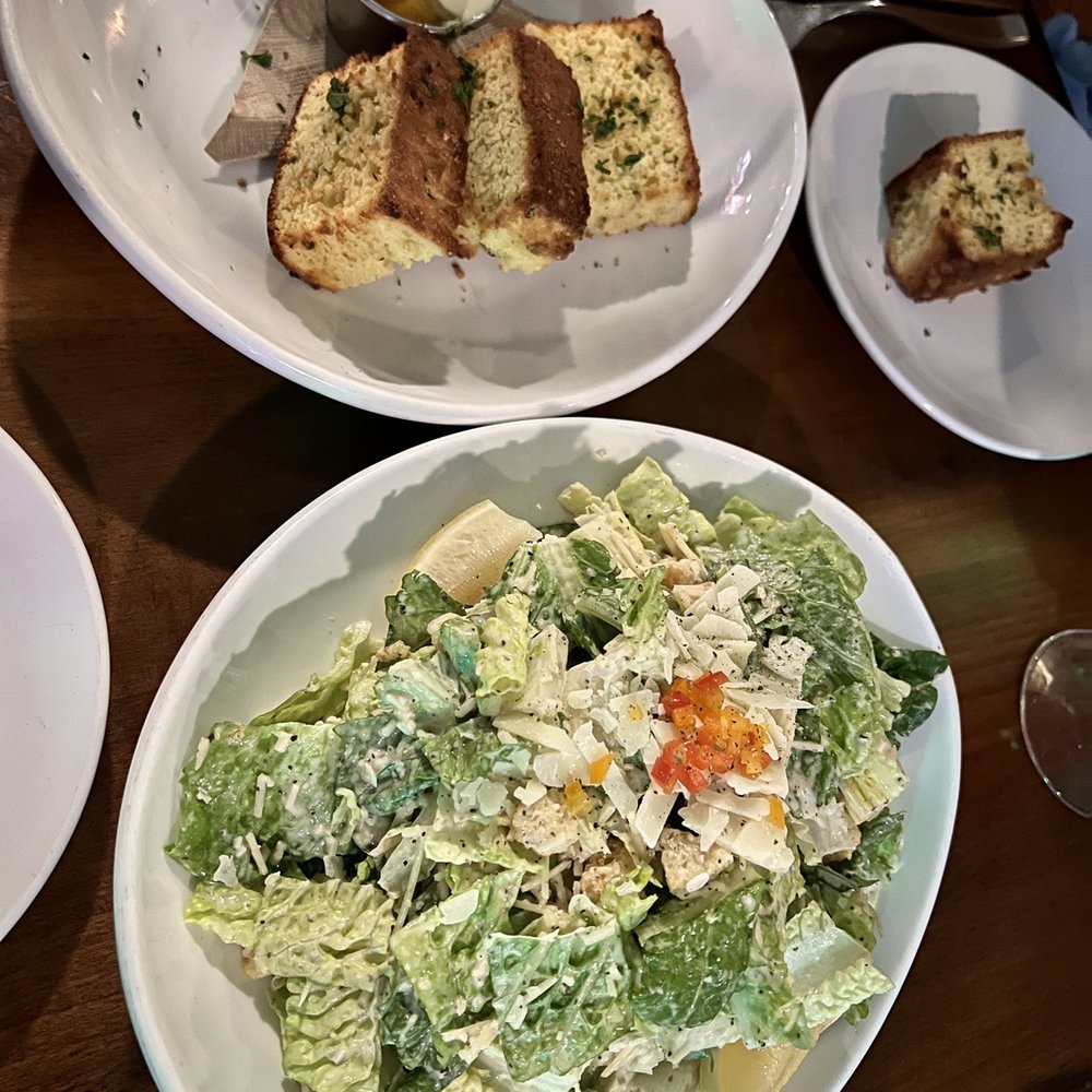 Calypso Edmonds - Caesar salad and jalapeño cornbread - Caribbean Near Me - Edmonds, Washington Calypso Edmonds - Caesar salad and jalapeño cornbread - Caribbean Near Me - Edmonds, Washington