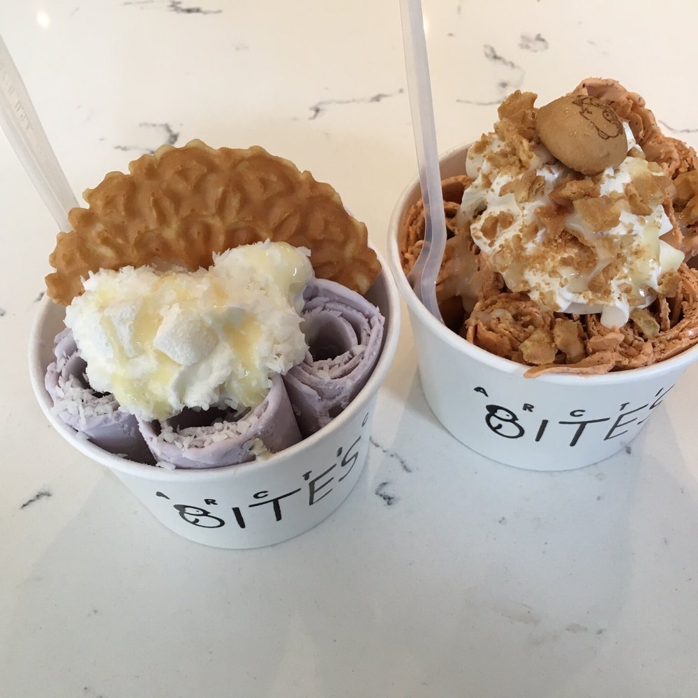 Arctic Bites - Taro with a Twist & Thai Me Up Polarolls! - Ice Cream & Frozen Yogurt Near Me - Toronto, Ontario Arctic Bites - Taro with a Twist & Thai Me Up Polarolls! - Ice Cream & Frozen Yogurt Near Me - Toronto, Ontario
