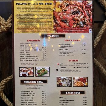 Mr. & Mrs. Crab - Menu - Seafood Near Me - Gainesville, Florida Mr. & Mrs. Crab - Menu - Seafood Near Me - Gainesville, Florida