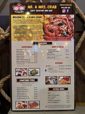 Menu photo 1 Mr. & Mrs. Crab Gainesville, FL Menu photo 1 Mr. & Mrs. Crab Gainesville, FL