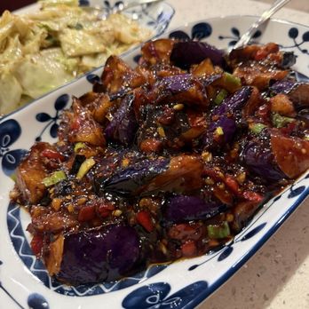 Shang Jie Kitchen - 108. Fried Eggplant with Spicy Garlic Sauce - Noodles Near Me - Artesia, California