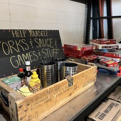 Central Coast Brewing - They have board games.